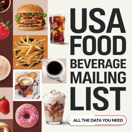 USA Food Beverage Mailing List